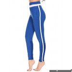 Ekouaer Women's Pockets Yoga Pants High Waist Yoga Pants Workout Leggings Print Blue B07H16W75P